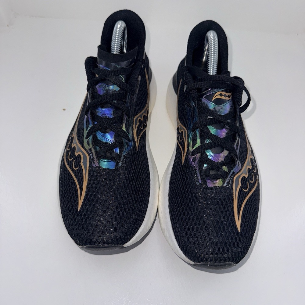 Saucony Endorphin Pro 3 Womens 9.5 Black Carbon Plate Running Shoes S10755-10 - Picture 3 of 10
